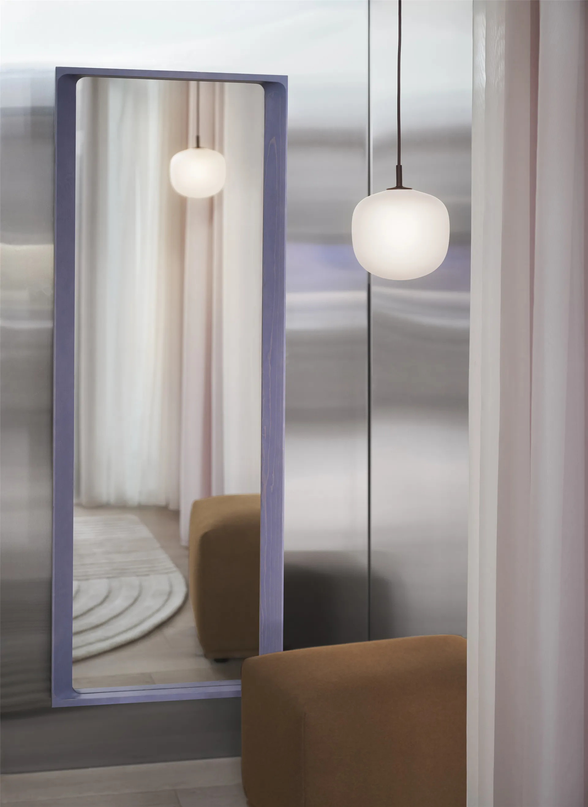 Arced peili 170x61 cm, Light lilac Muuto
