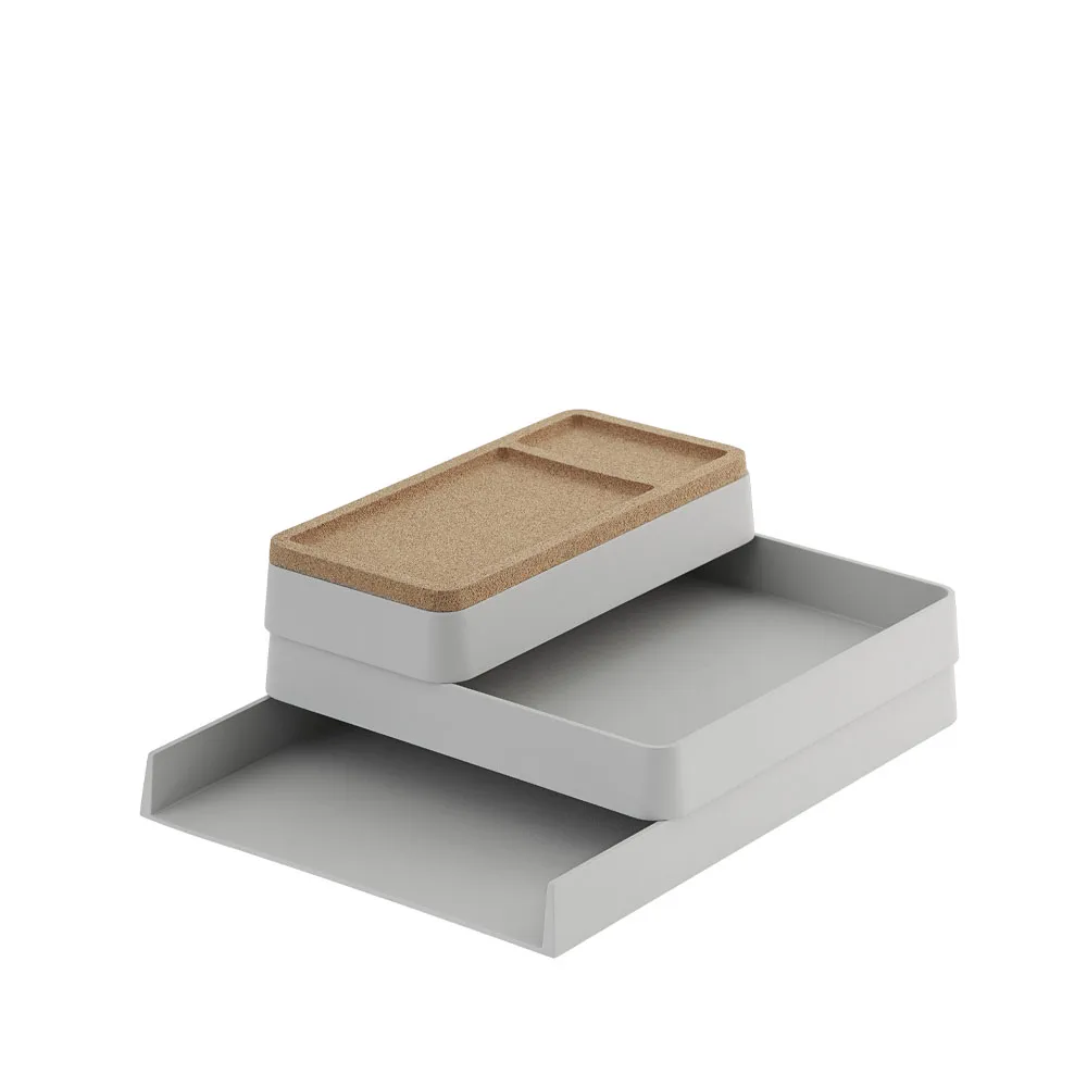 Arrange Desktop -säilytyslaatikko, Grey, configuration 1 Muuto