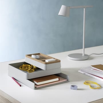 Arrange Desktop -tarjotin 12x25 cm - Grey - Muuto