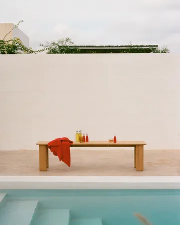 Assemble penkki - Tiikki, 180 cm - Muuto