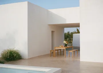 Assemble penkki - Tiikki, 180 cm - Muuto