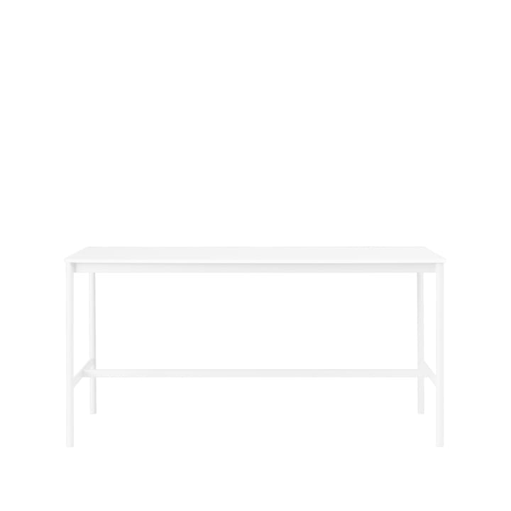 Base High -baaripöytä - White laminate, valkoinen runko, abs-reuna, l 85 p 190 k 95 - Muuto