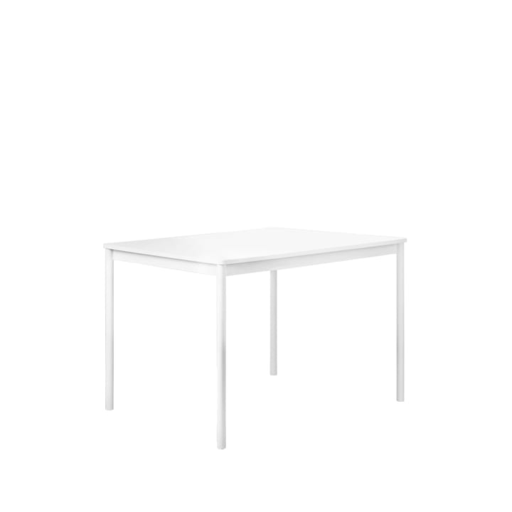 Base ruokapöytä - White, abs-reuna, 140 x 80 cm - Muuto
