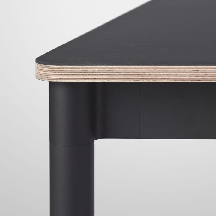 Base ruokapöytä, White, abs-reuna, 190 x 85 cm Muuto