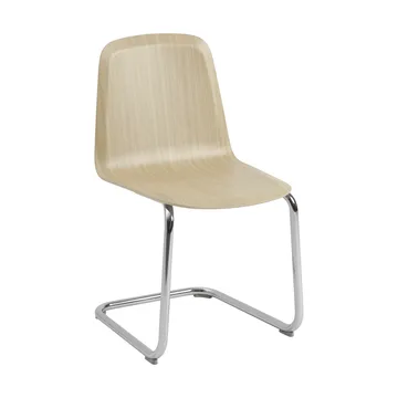 Brink Chair Cantilever Base tuoli - Tammi-kromi - Muuto