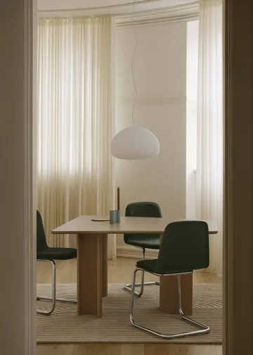 Brink Chair Cantilever Base tuoli - Tammi-kromi - Muuto