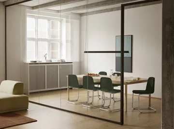Brink Chair Cantilever Base tuoli - Tammi-kromi - Muuto