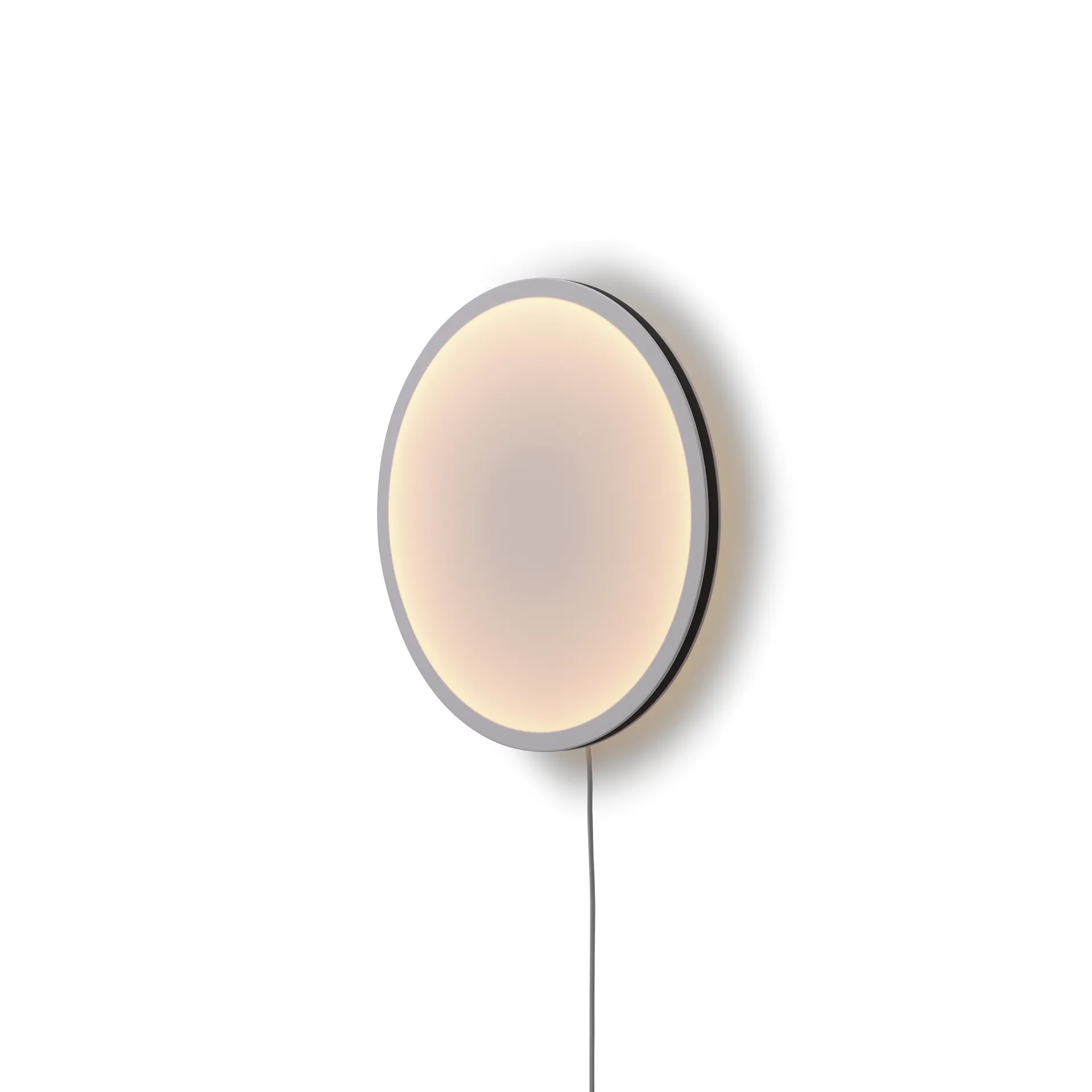 Calm seinävalaisin Ø50 cm, White/Black Muuto