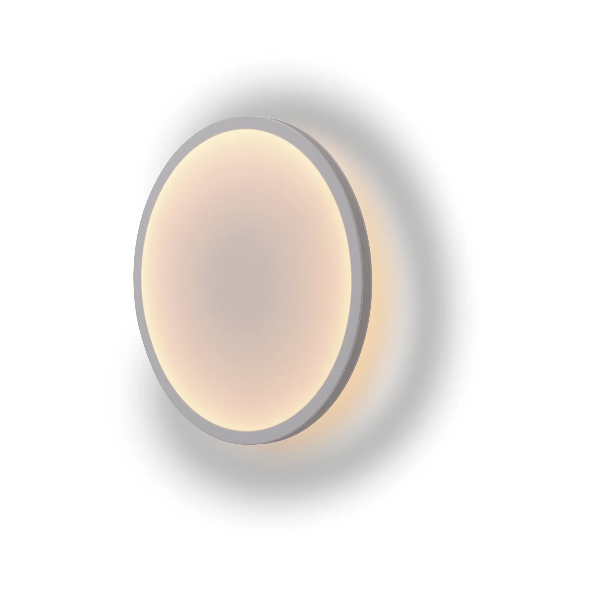 Calm seinävalaisin Ø50 cm, White/Grey Muuto