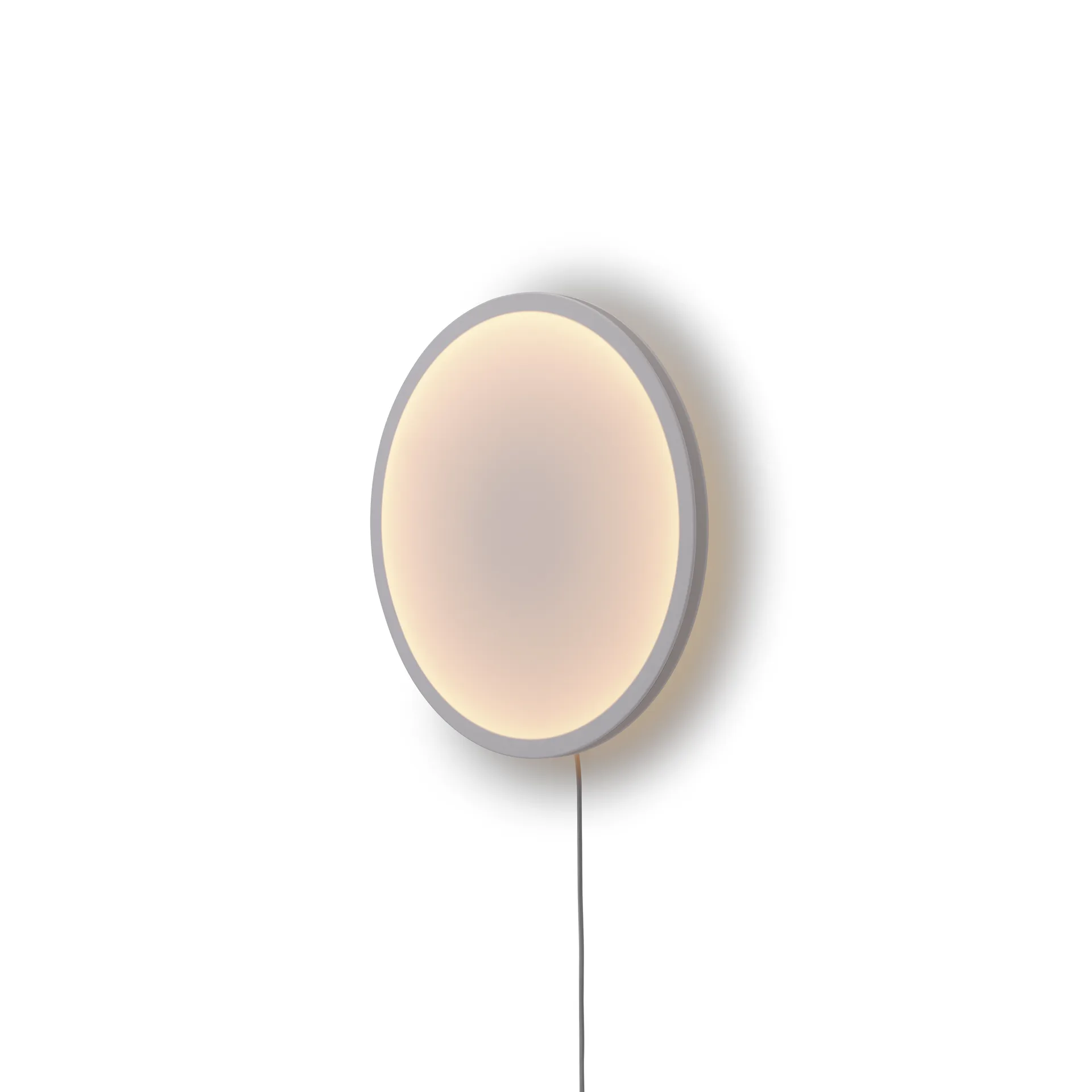 Calm seinävalaisin Ø50 cm, White/Grey Muuto