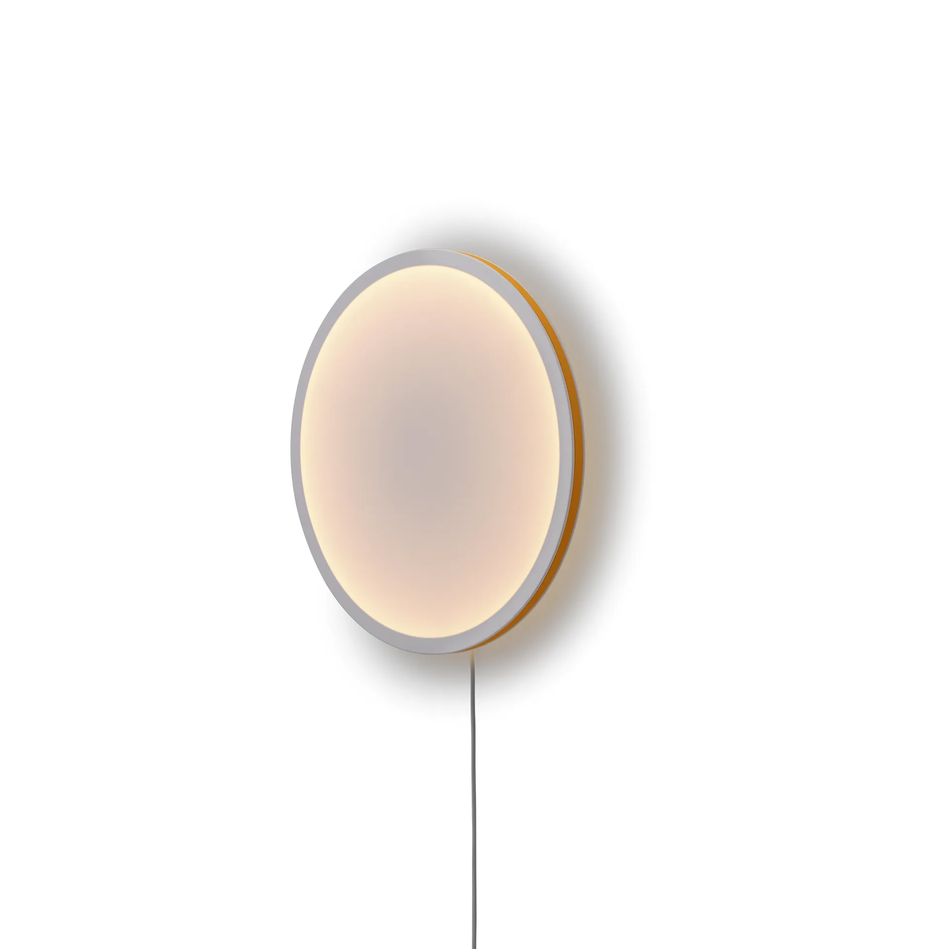 Calm seinävalaisin Ø50 cm, White/Orange Muuto