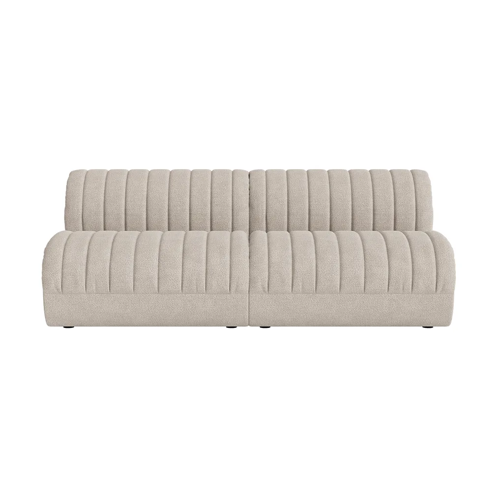 Coltre modulaarisohva, Kokoonpano 1, turf-sand, 2-istuin Muuto