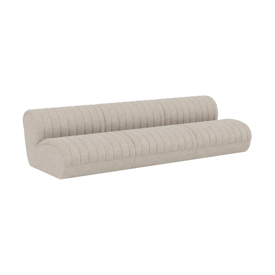 Coltre modulaarisohva, Kokoonpano 1, turf-sand, 3-istuttava Muuto