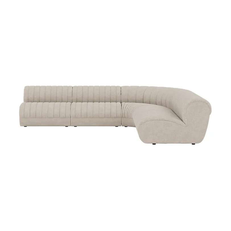 Coltre modulaarisohva, Kokoonpano 1, turf-sand, kulmasohva Muuto