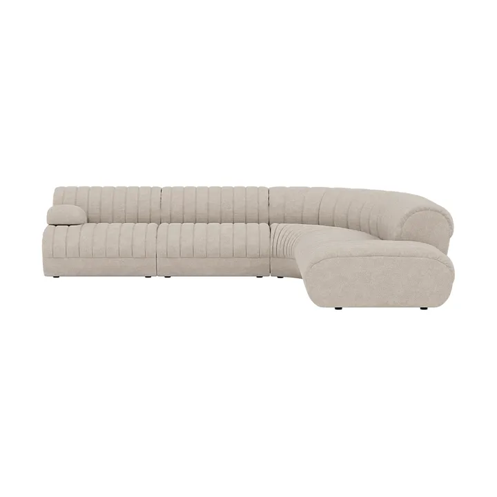 Coltre modulaarisohva - Kokoonpano 2, turf-sand, kulmasohva - Muuto