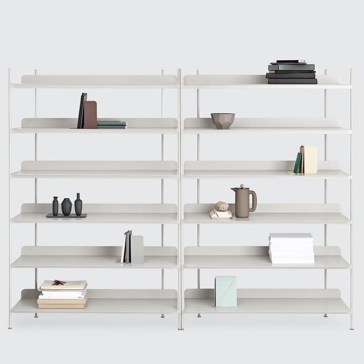 Compile configuration 1 -hyllyjärjestelmä, White Muuto