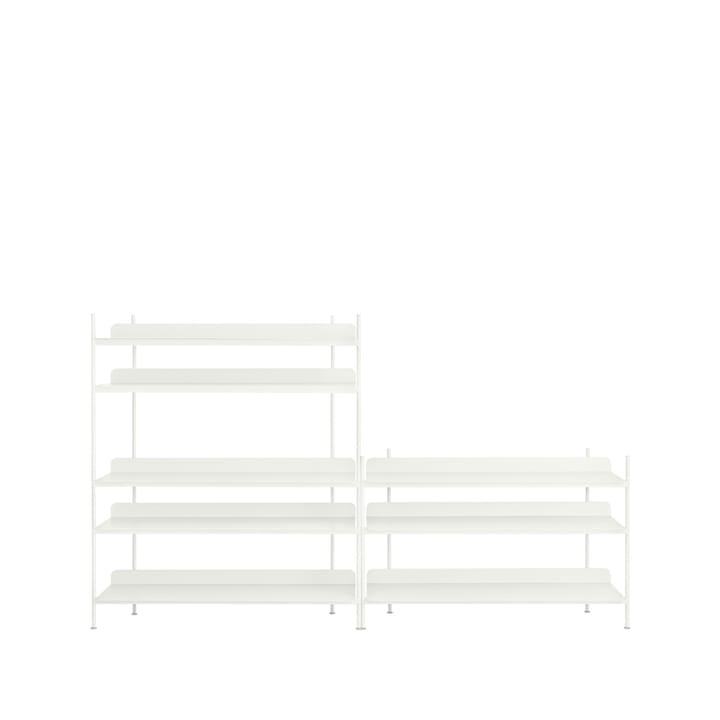 Compile configuration 7 -hyllyjärjestelmä - White - Muuto