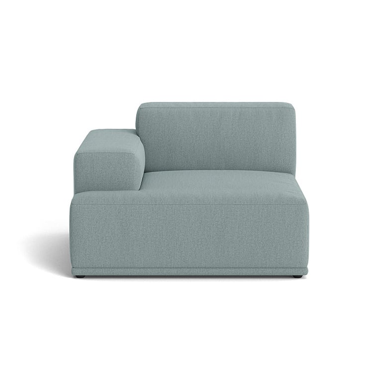 Muuto Connect soft modul Re-wool nro 718 vaaleansininen Käsinoja vasen (A)