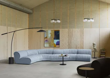 Contra lattiavalaisin - Anthracite black-betoni, 188 cm - Muuto