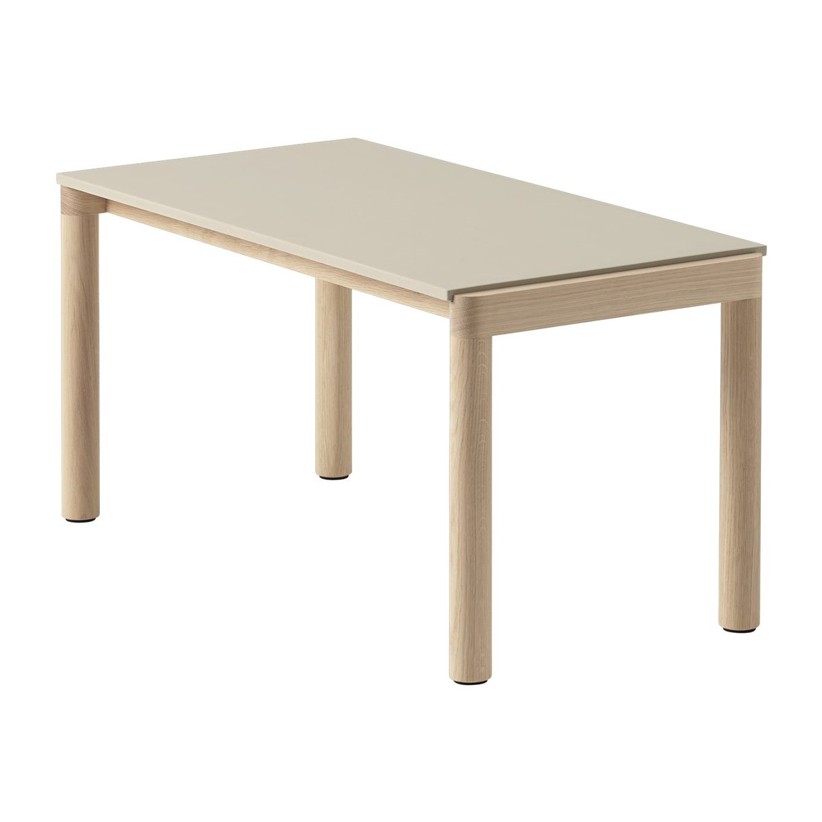 Muuto Couple 1 Plain -sohvapöytä 40 x 84 x 40 cm Sand-oak