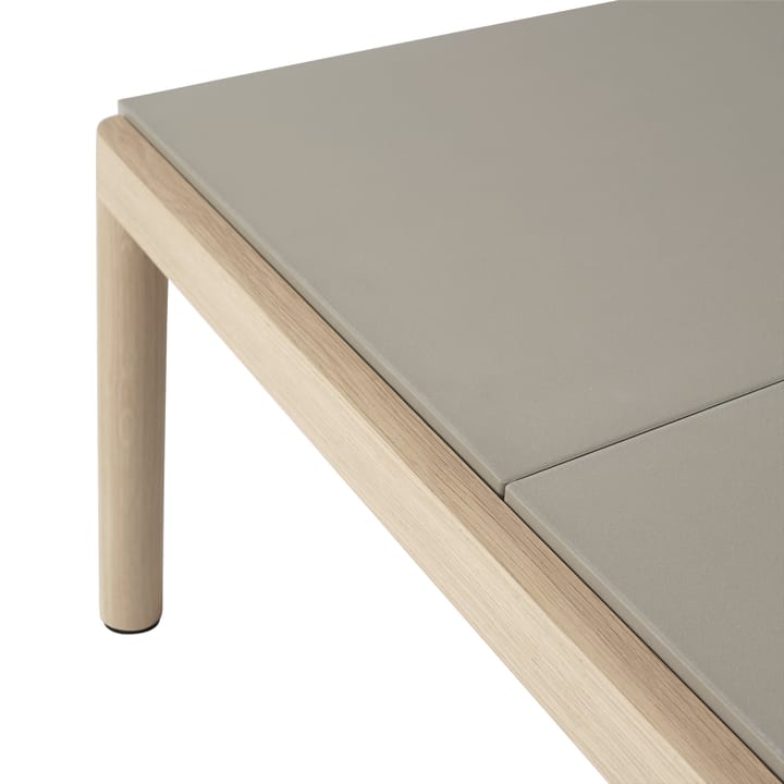 Couple 2 Plain -sohvapöytä 80 x 84 x 40 cm, Taupe-oak Muuto
