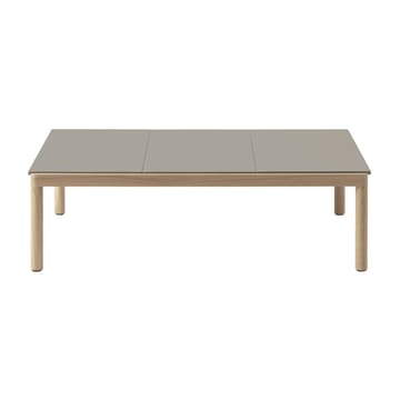 Couple 3 Plain -sohvapöytä 120 x 84 x 35 cm - Taupe-oak - Muuto
