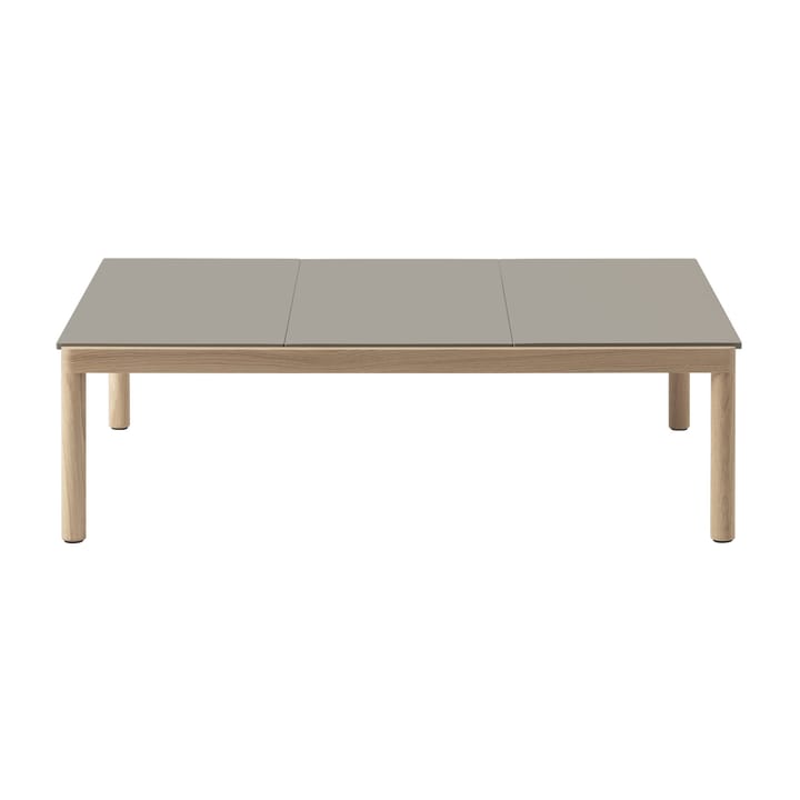 Couple 3 Plain -sohvapöytä 120 x 84 x 35 cm, Taupe-oak Muuto