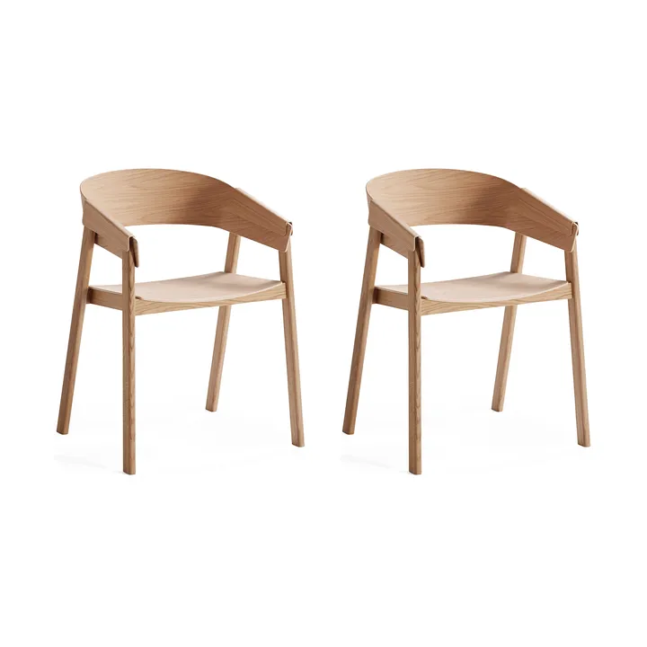Cover Armchair nojatuoli, Tammi, 2‑pakkaus - Muuto