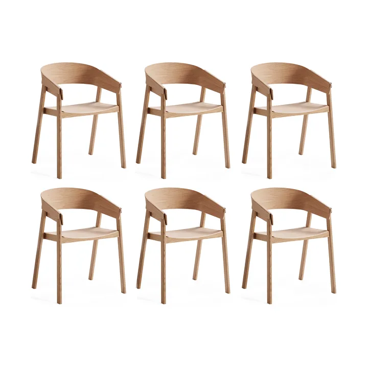 Cover Armchair nojatuoli, Tammi, 6-pakkaus - Muuto