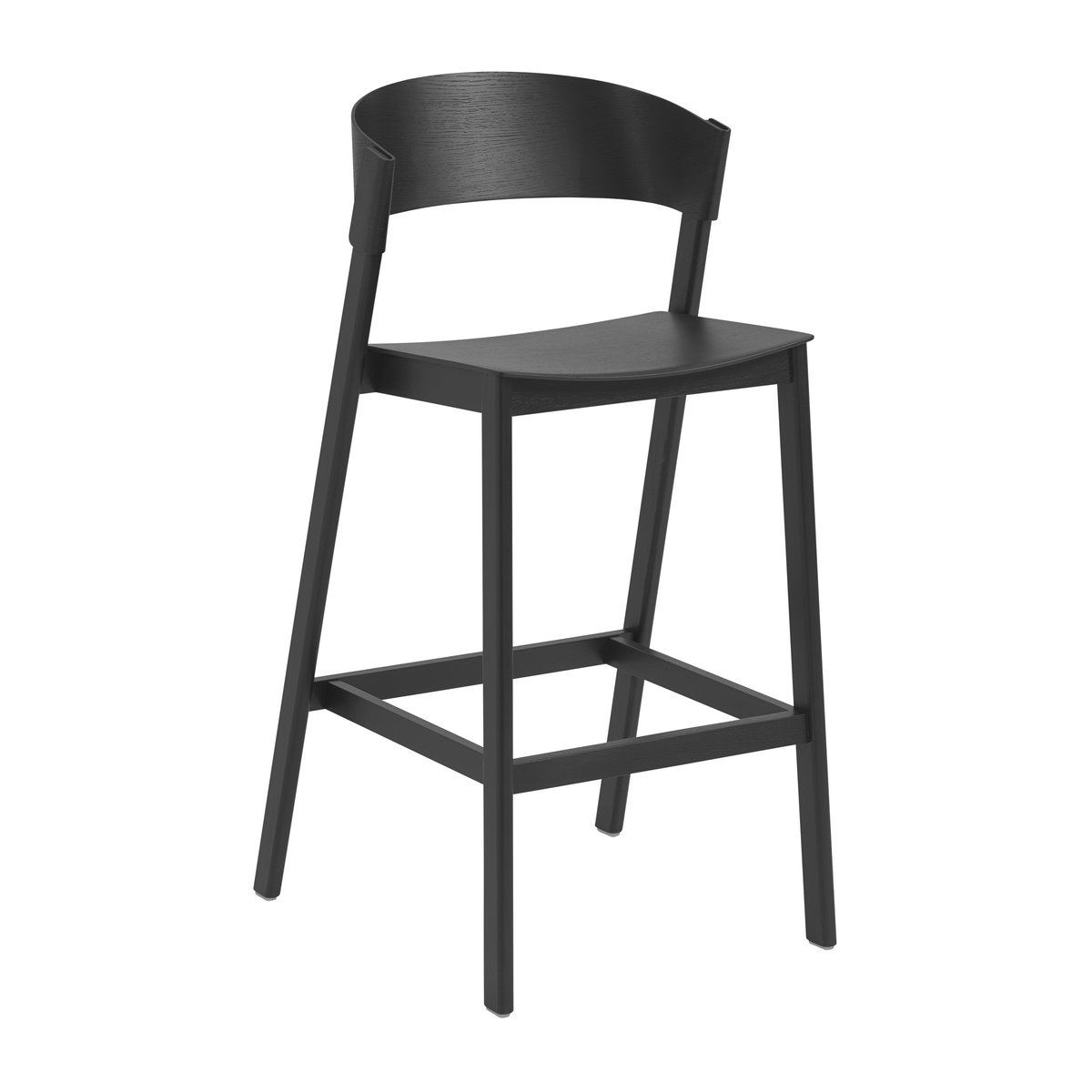 Muuto Cover baarituoli Black | Skandinaavinen Sisustus | Baarijakkarat | Musta