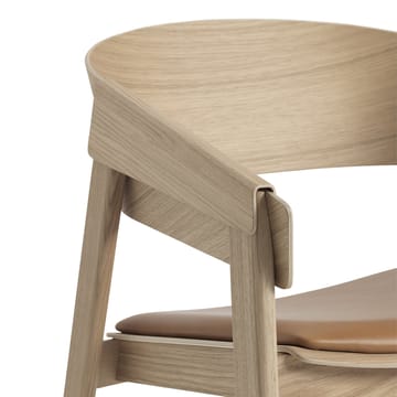 Cover lounge chair leather - Konjakki-tammi - Muuto