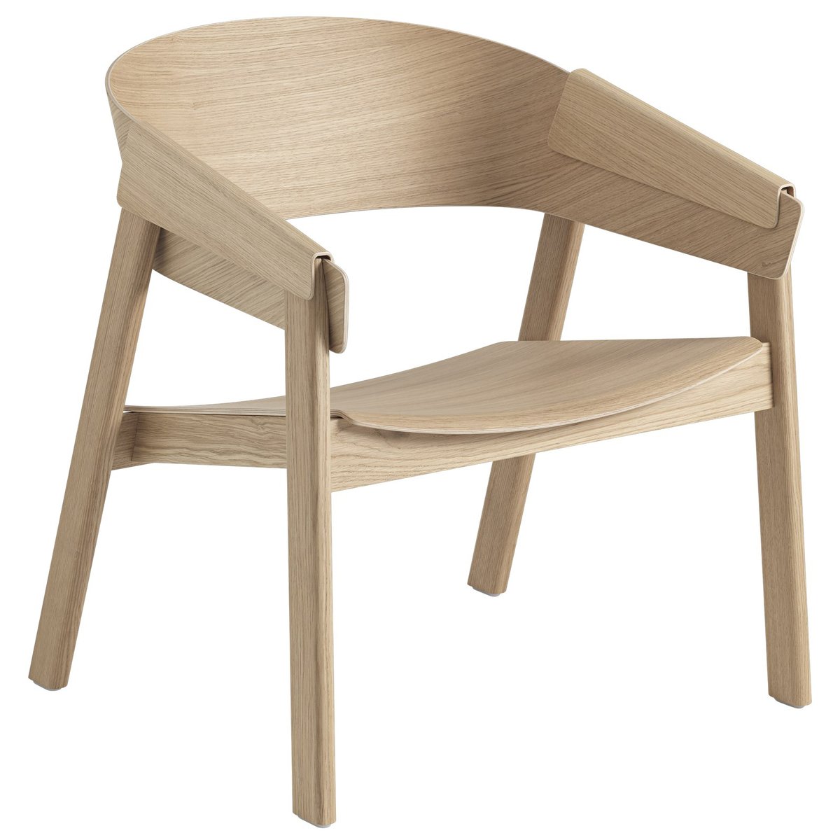 Muuto Cover lounge chair Tammi | Skandinaavinen Sisustus | Nojatuolit & Jalkajakkarat | Ruskea