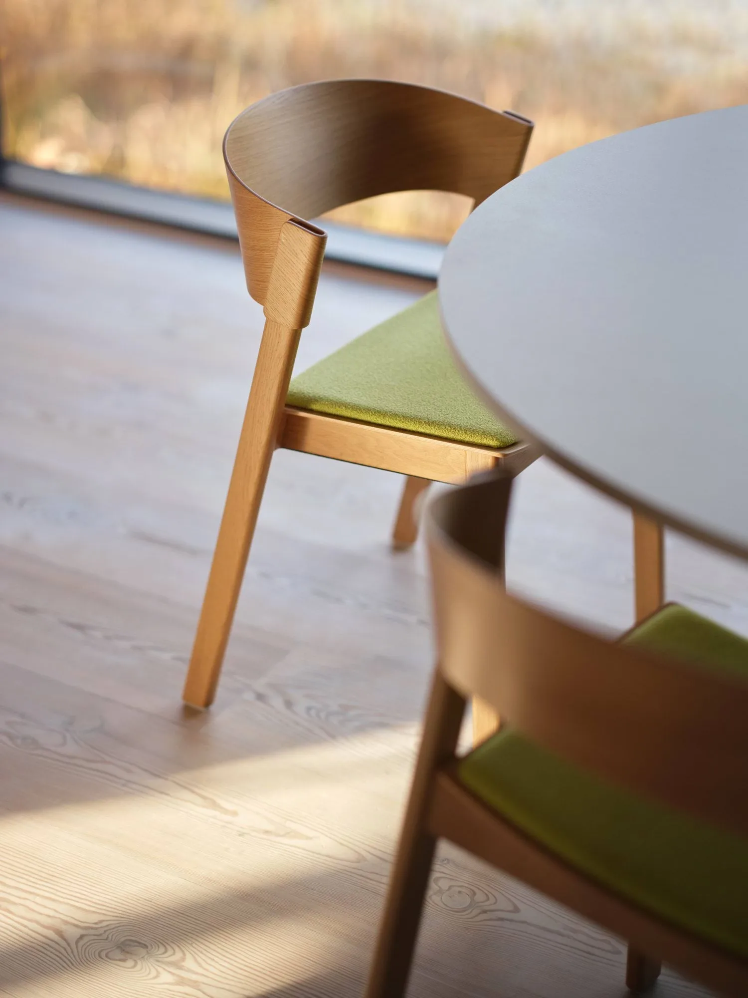 Cover Side Chair leather, Konjak-tammi Muuto