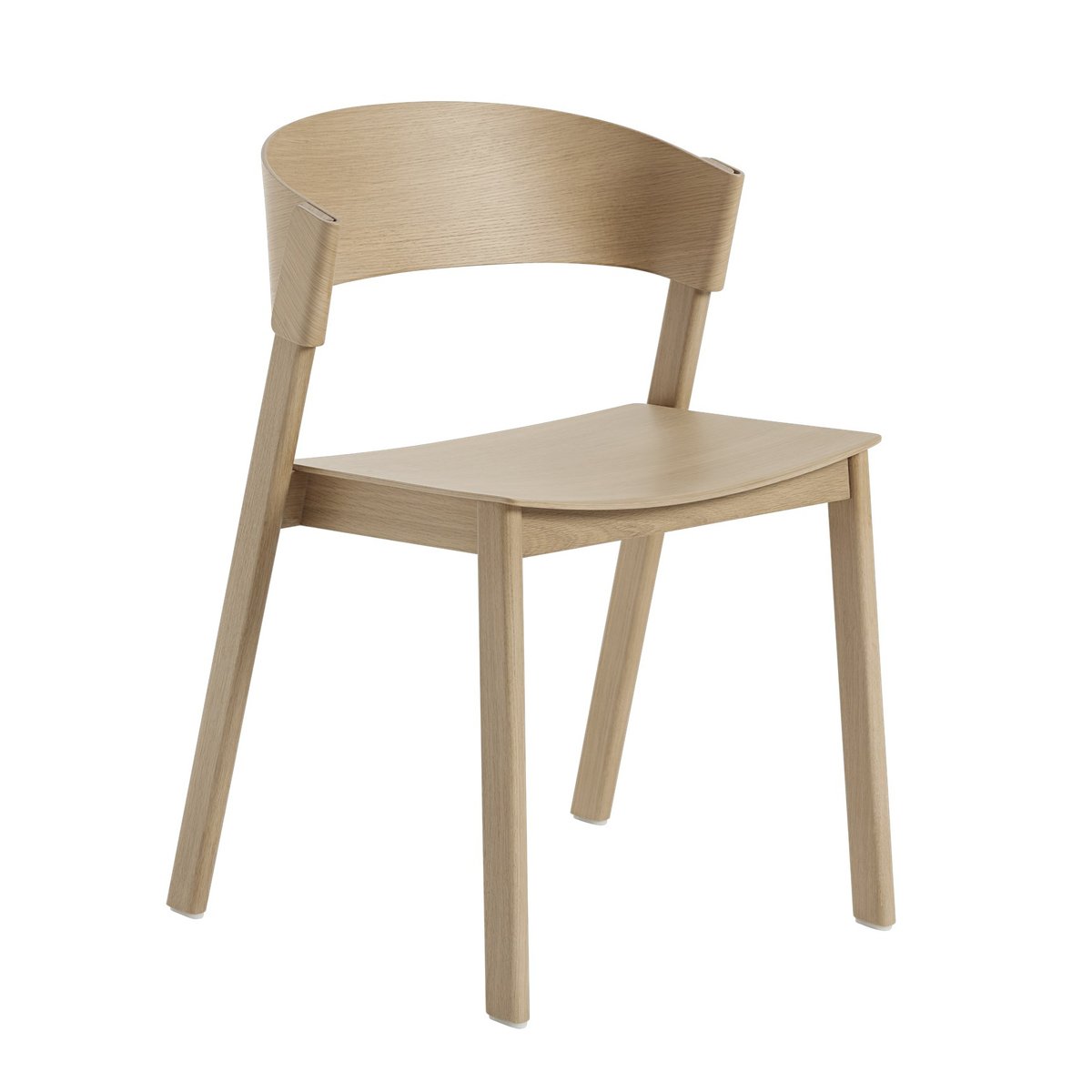 Muuto Cover Side Chair Oak | Skandinaavinen Sisustus | Tuolit | Ruskea