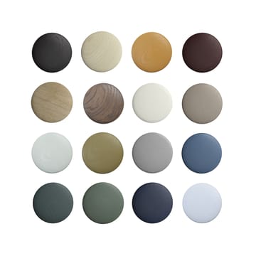 Dots wood -koukku sage green - Ø 13 cm - Muuto