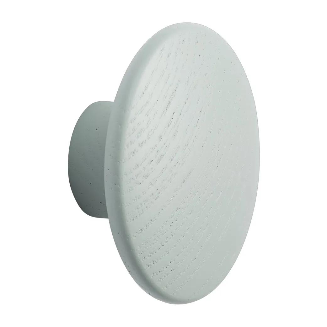 Dots wood -koukku sage green, Ø 6,5 cm Muuto