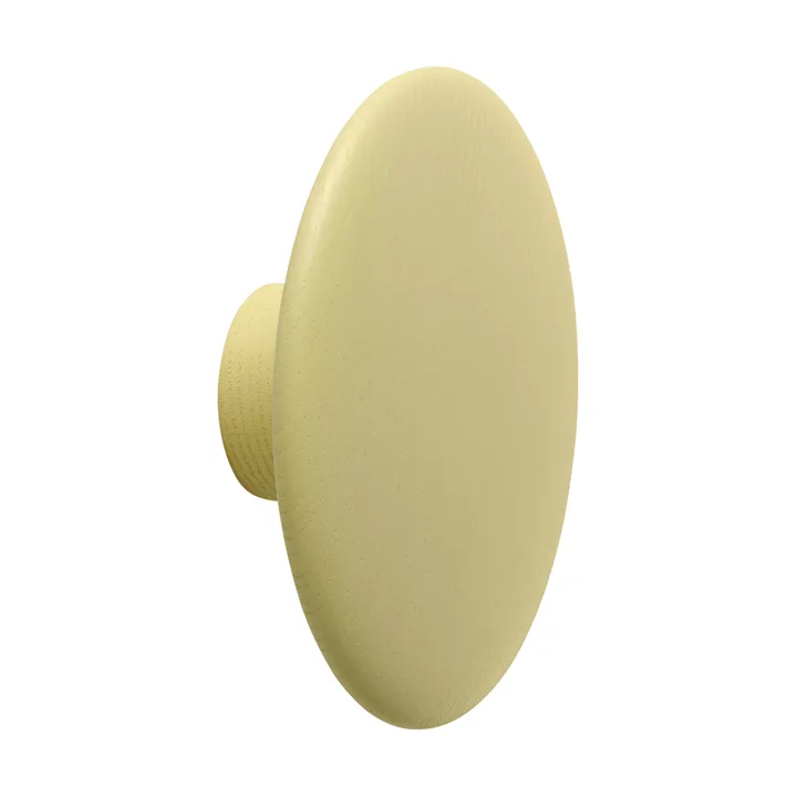 Dots Wood vaatekoukku - Kellanbeige, Ø13 cm - Muuto