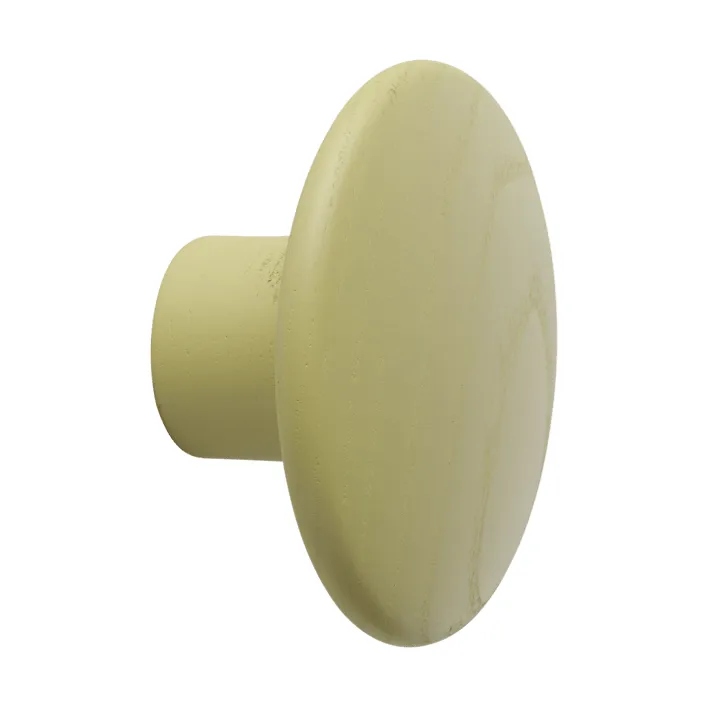 Dots Wood vaatekoukku - Light olive, Ø6,5 cm - Muuto