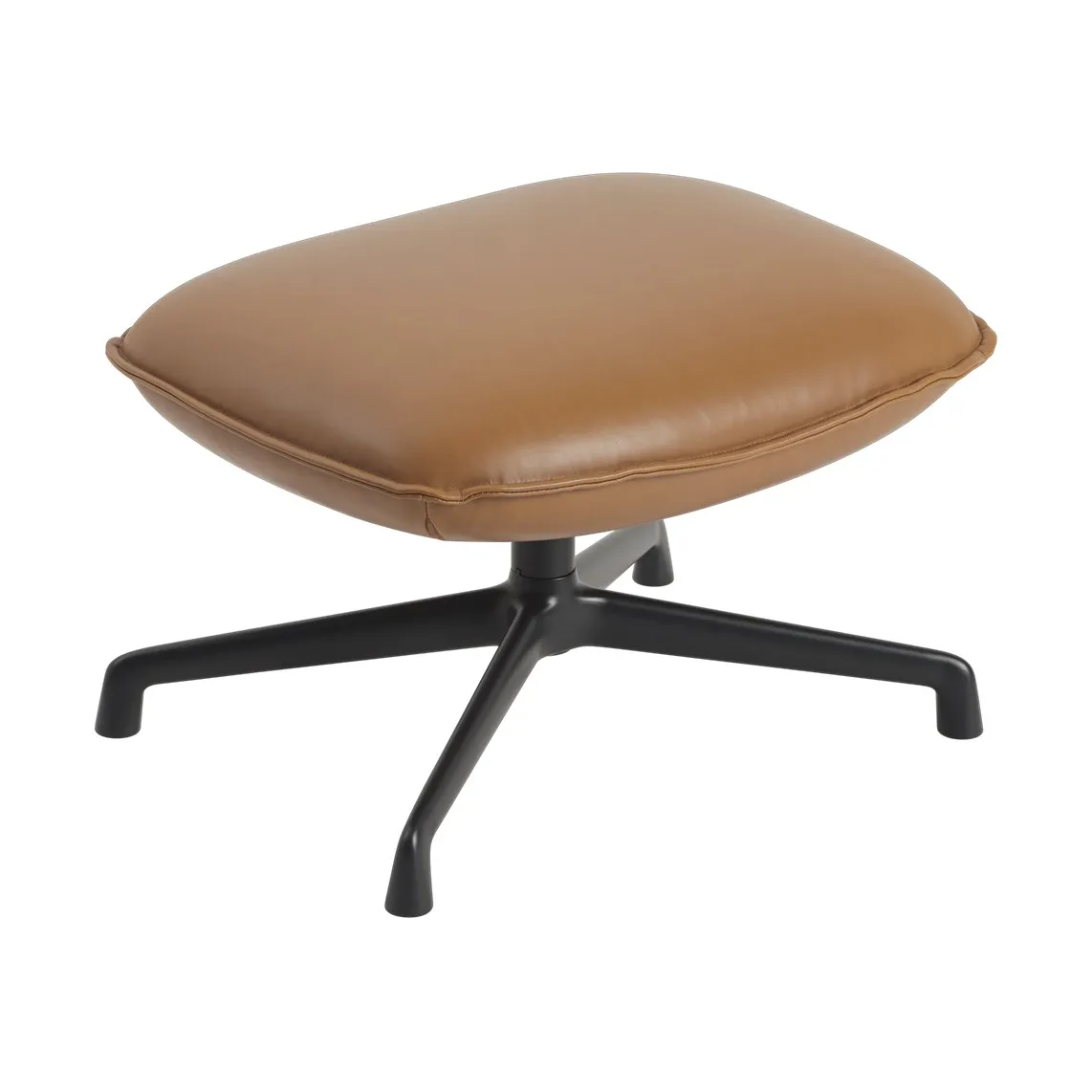 Doze lepotuoli swivel base, Refine leather cognac-black Muuto