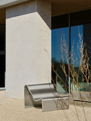 Dream View penkki - Harjattu teräs, 100 cm - Muuto