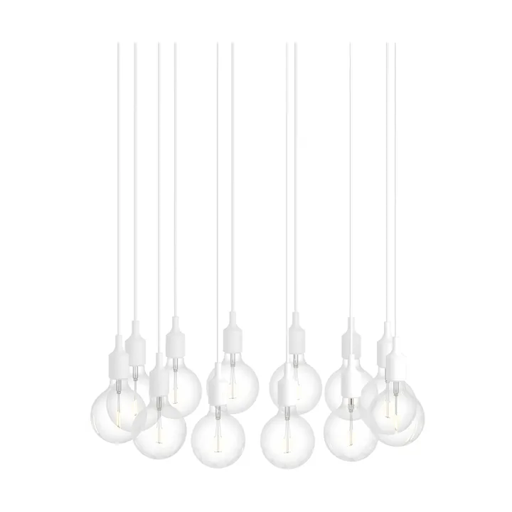 E27 Pendant Cluster 12 kattovalaisin - Valkoinen - Muuto