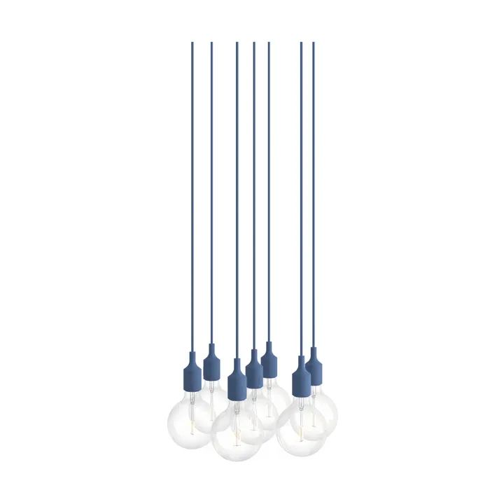 E27 Pendant Cluster 7 riippuvalaisin - Pale blue - Muuto