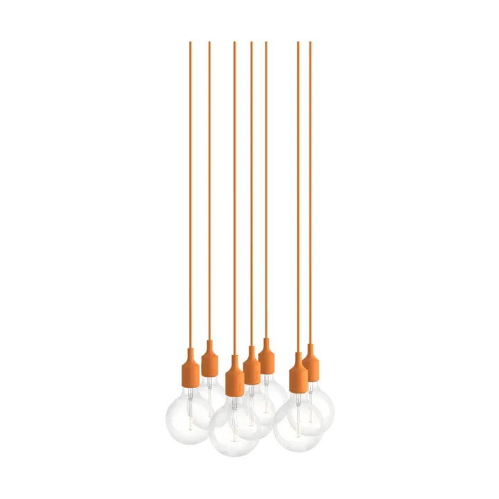 E27 Pendant Cluster 7 riippuvalaisin - Vaaleanoranssi - Muuto