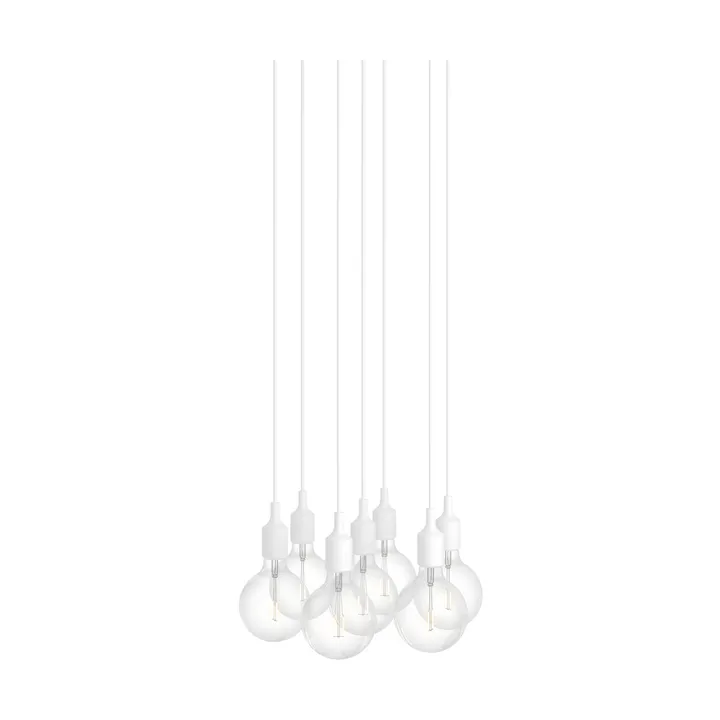 E27 Pendant Cluster 7 riippuvalaisin - Valkoinen - Muuto
