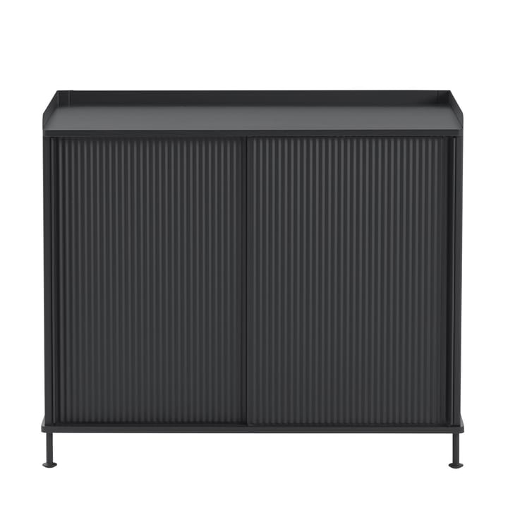 Enfold sivupöytä, korkea - Black-black - Muuto