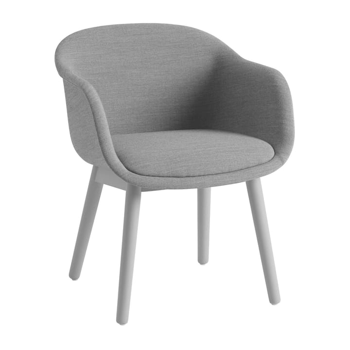 Fiber Conference Armchair puujaloilla - Remix 133-grey - Muuto