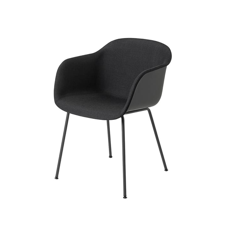 Fiber nojatuoli tube base - Remix 183-Black - Muuto