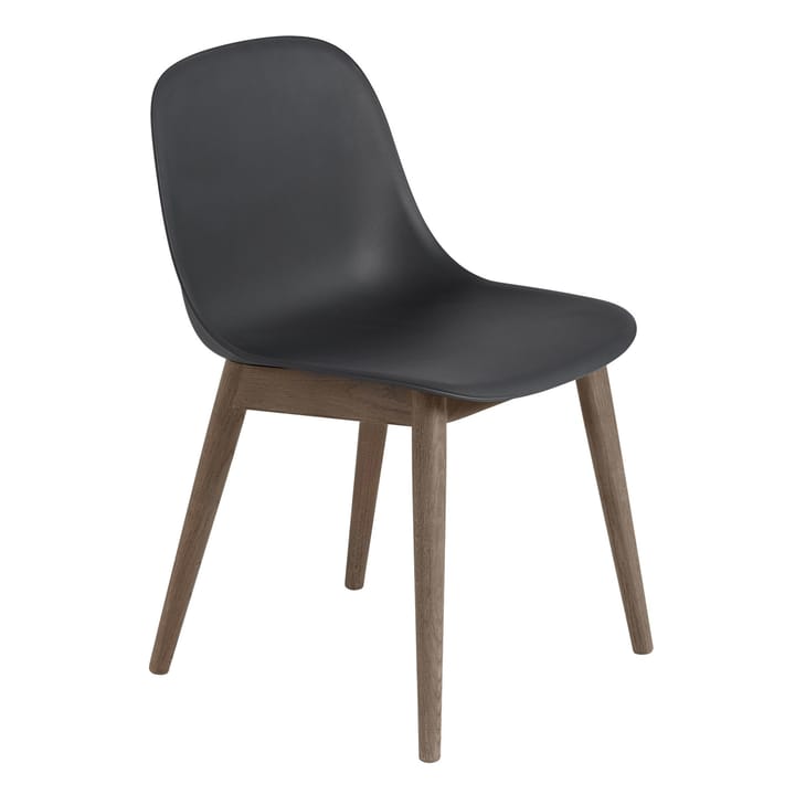 Fiber Side Chair tuoli - Black-stained dark brown - Muuto