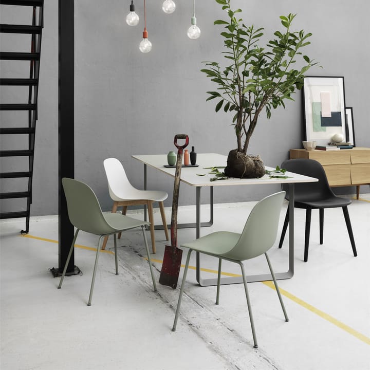 Fiber side chair tuoli, dusty green Muuto
