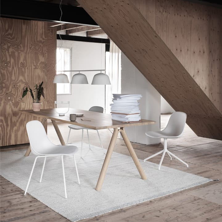 Fiber tuoli, Natural white-White (plastic) Muuto